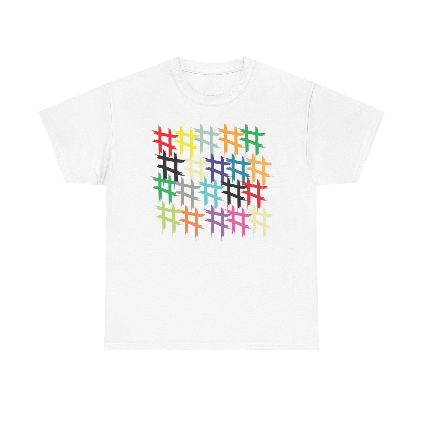Colorful Hashtag T-Shirt