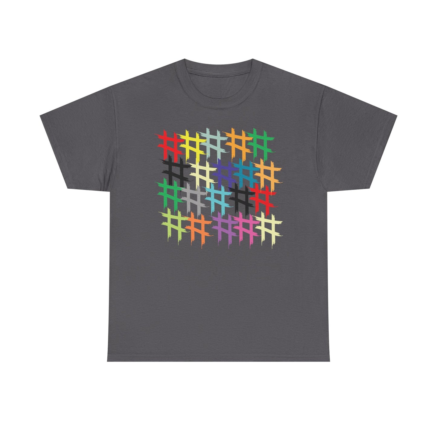 Colorful Hashtag T-Shirt