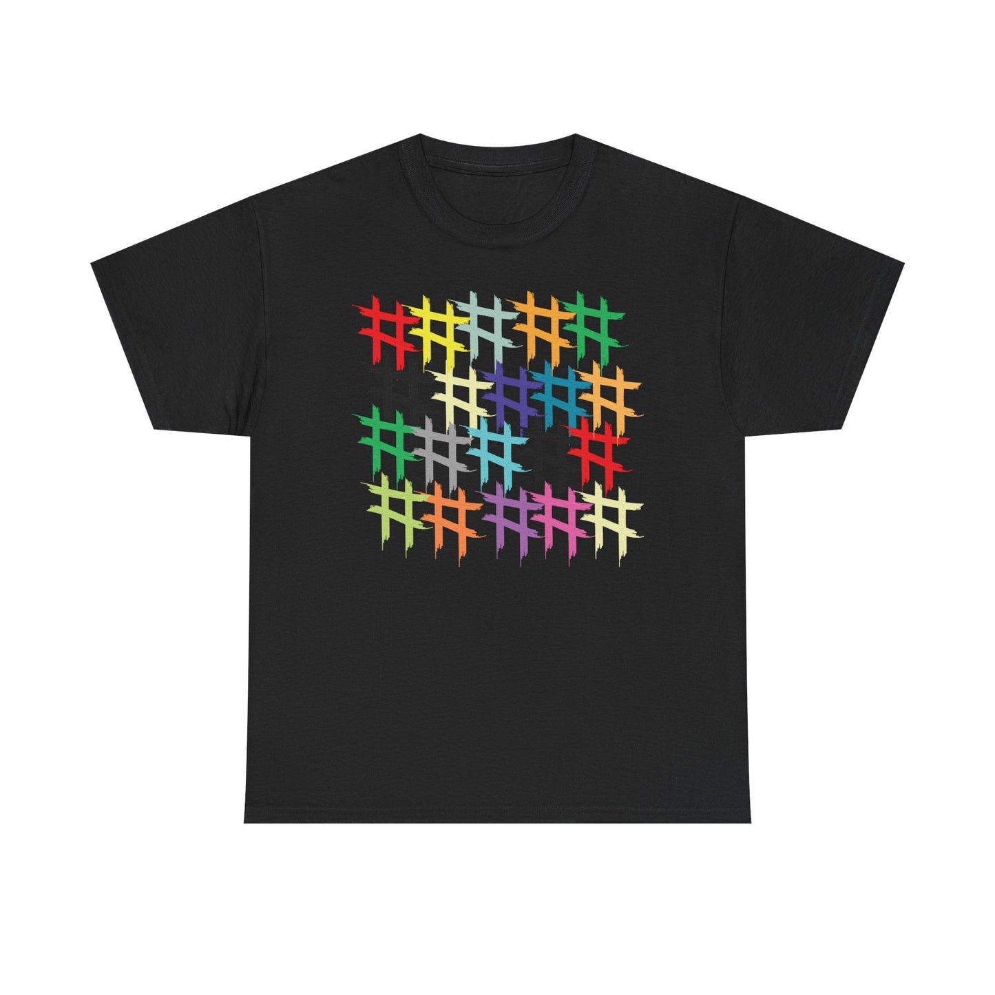Colorful Hashtag T-Shirt
