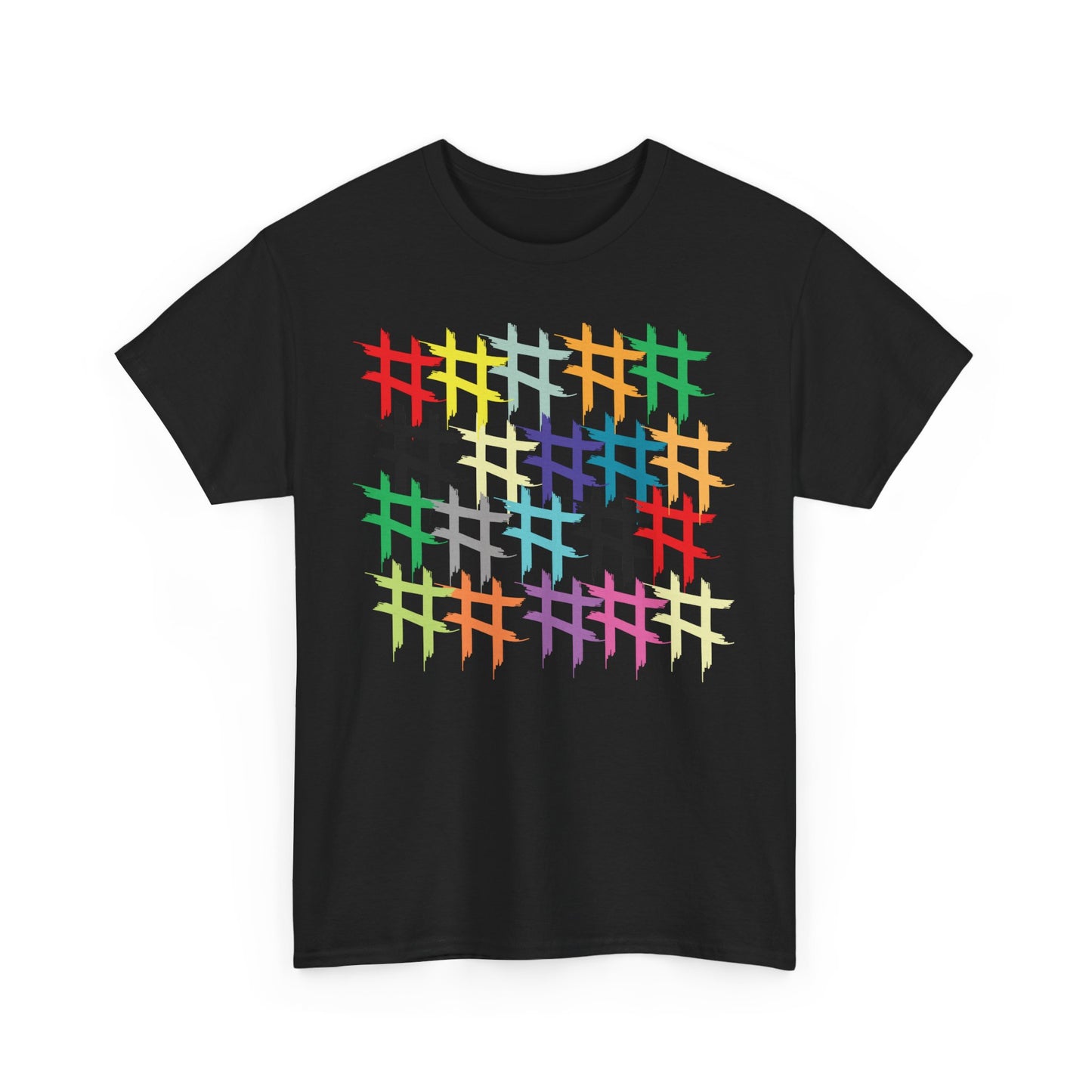 Colorful Hashtag T-Shirt