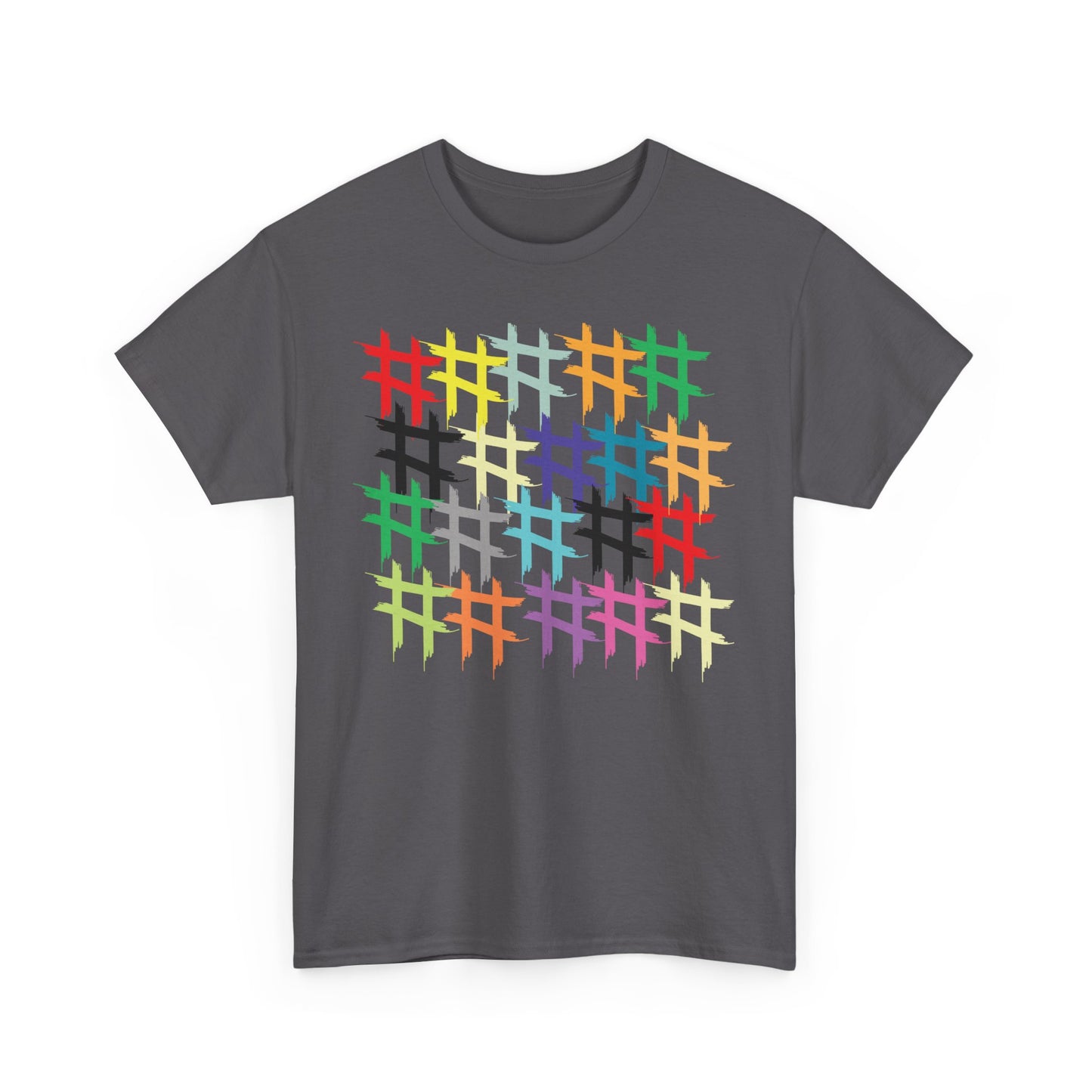 Colorful Hashtag T-Shirt