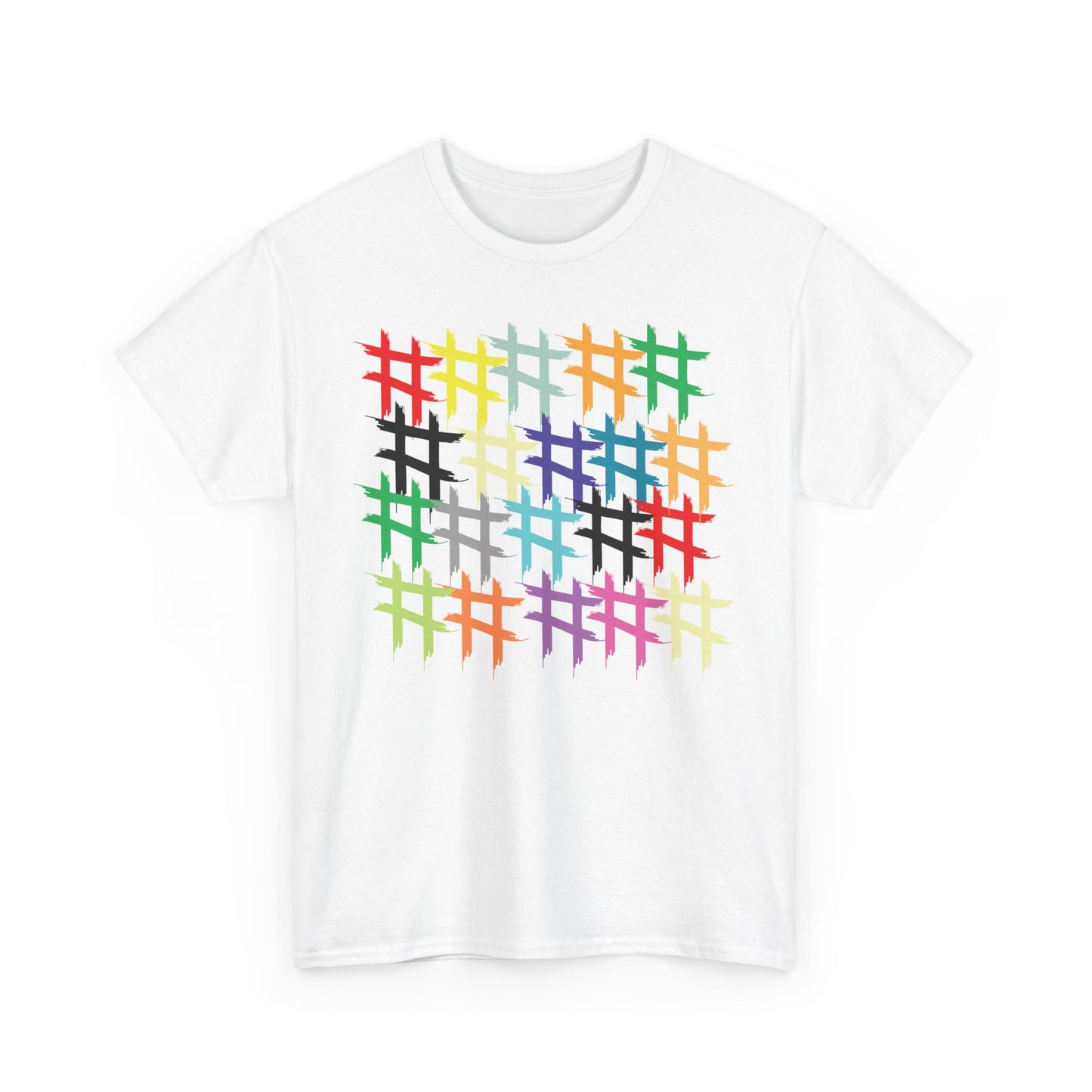 Colorful Hashtag T-Shirt